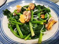 菠菜拌毛蛤-頂好酒家·经典粤菜(海信广场店)