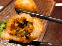 韭菜花薄壳咸水角-杭州西子湖四季酒店·金沙厅