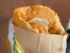 -小红车炸蛋葱油饼