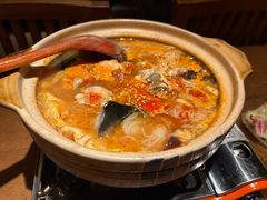 三文鱼头火锅-水之惠鲜鱼料理(王府大街店)