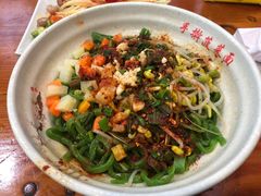 油泼面-手擀菠菜面(西康路店)