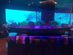-海棠湾洲际-涛·海底餐厅·美人鱼·自助餐·海底隧道