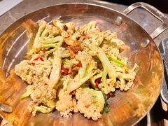 干锅有机花菜-绿茶餐厅(崇文门新世界店)