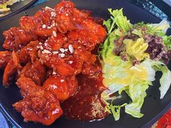 韩式炸鸡-MI WU FACTORY米屋美食工厂餐厅(绿地店)