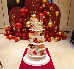 -乐派 派对  甜品台 宝宝宴 气球布置(静安店)