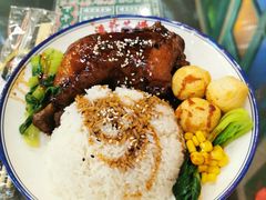 瑞士汁原只大鸡脾饭-港爺茶檔·茶餐厅(东晓南路店)