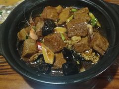 养生黑豆腐煲-呼吸森林·生态农庄农家乐私房菜