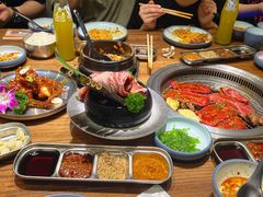 -明洞阿姨·韩式酱蟹烤肉·创意料理(三元桥店)