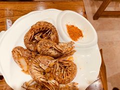 麻辣的皮皮虾-东来菜馆•手抓海鲜家常菜•海鲜锅贴(鸽子窝店)