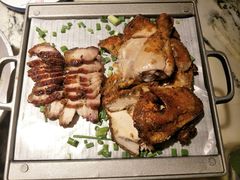 绿茶烤鸡烤肉拼盘-绿茶餐厅(乐峰广场店)