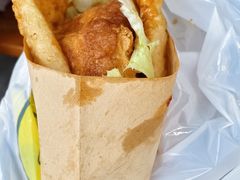 -小红车炸蛋葱油饼