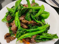 芥兰炒牛肉-文记壹心鸡(宝华路店)