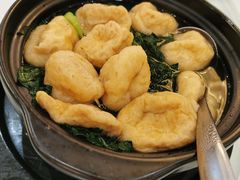 菜叶煮鱼付-东江渔村·古典园林·30年粤菜老字号(太和店)