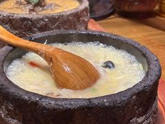 石锅小煮鲜杂菌-敏珠拉姆藏餐·南京厨房(富春江东街店)