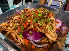铁板鱿鱼须-昱龙大盆牛蛙馆(三兴街总店)