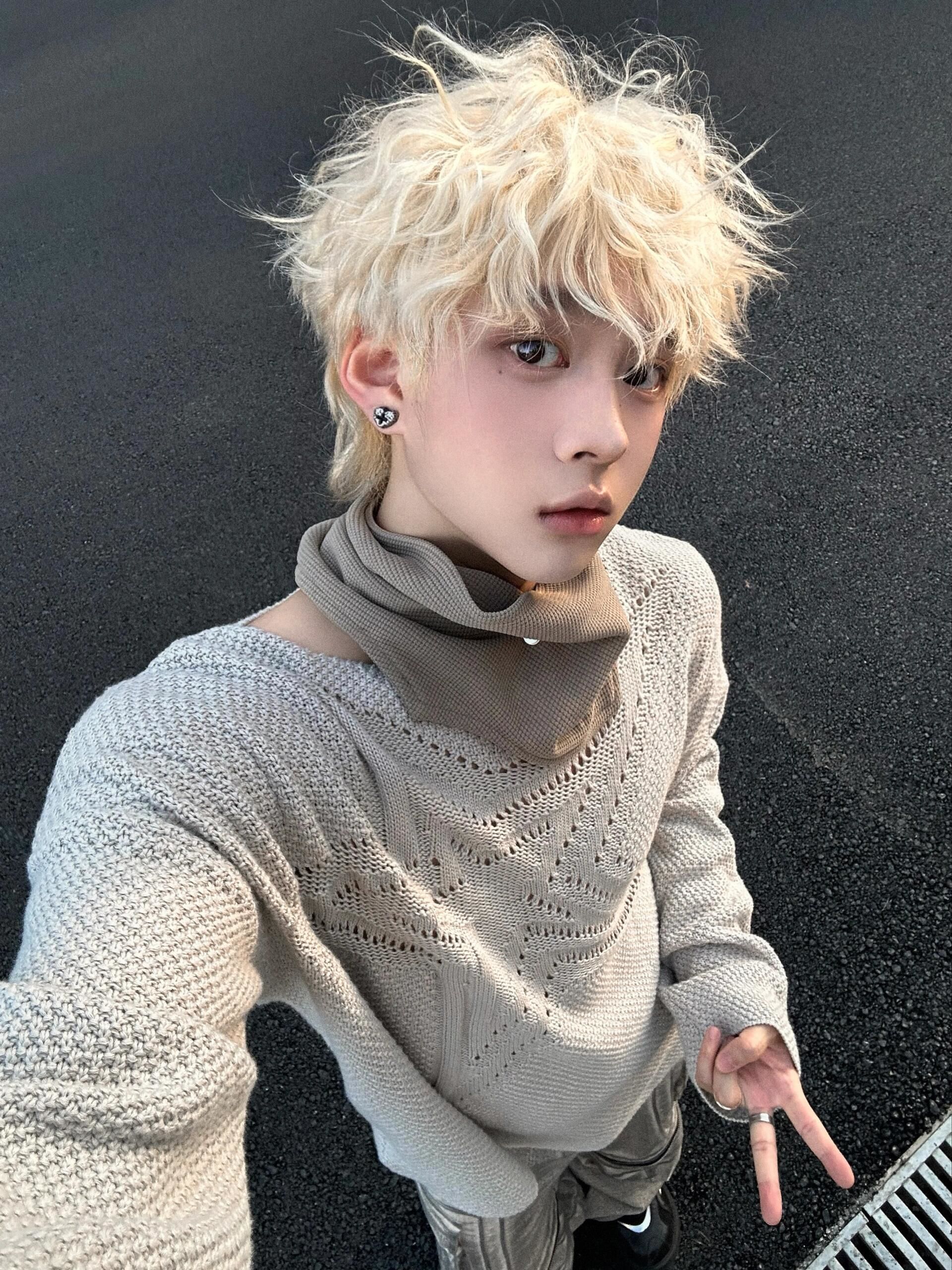 男生发色 #男生染发 #卷毛 「潘多拉hairsalon