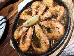铁板爆香柠檬虾-小川洋风料理(街道口店)