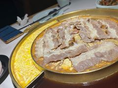 芝士煎蛋锅底-猪啊牛呀羊啊铜盘烤肉(正大广场店)