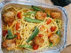 椰香咖喱鸡肉意面-达美乐比萨(上元大街店)