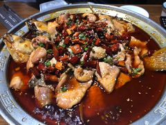 -东来菜馆•手抓海鲜家常菜•海鲜锅贴(鸽子窝店)