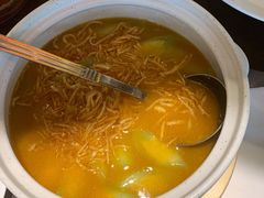虾汤蛤肉丝瓜-萬國春·中菜馆(颐和公馆店)