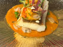 海鲈鱼配大虎虾-Circle圆·花园西餐厅