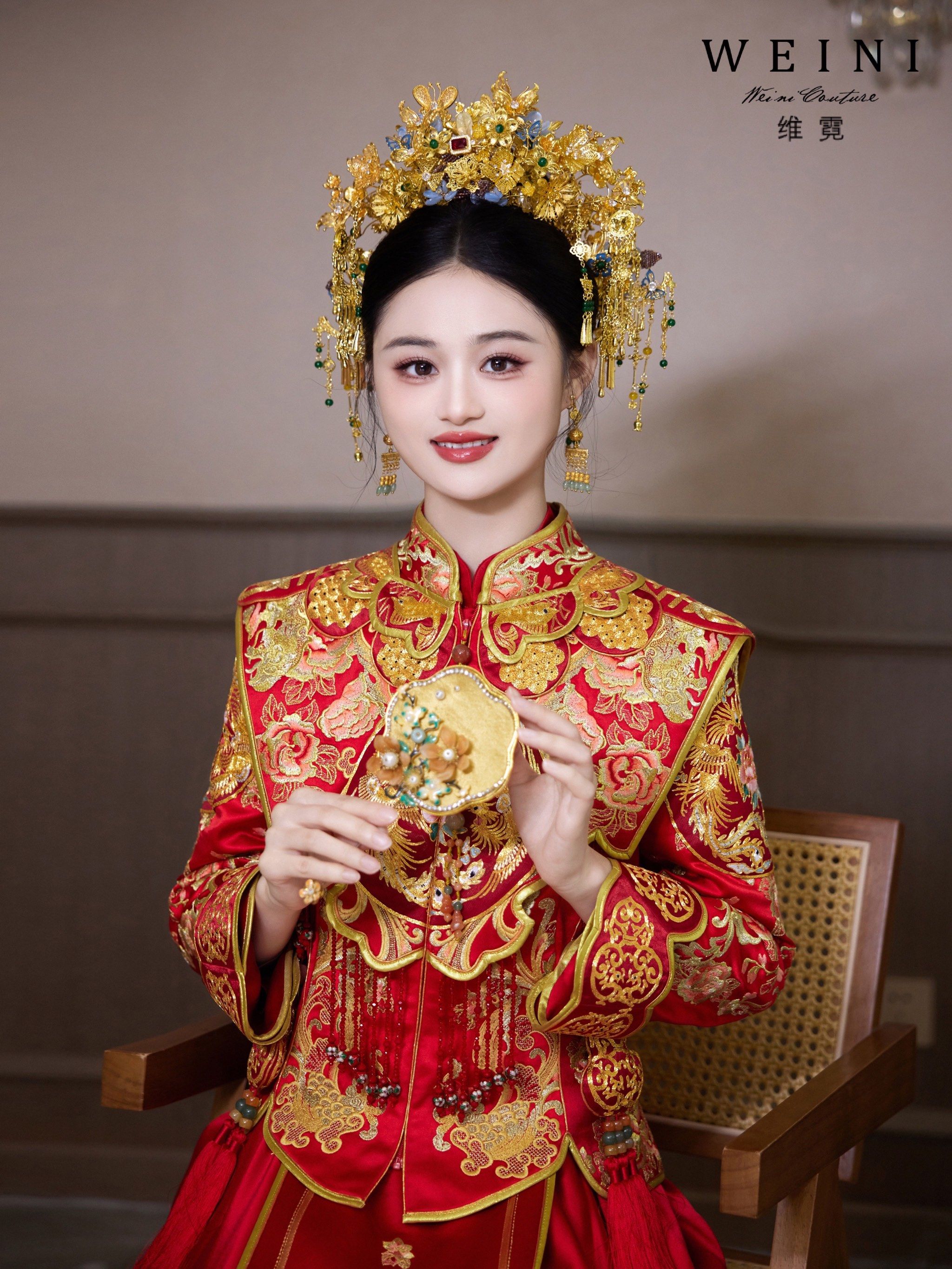 新娘的中式韵味✨ 出嫁的妆容造型太美啦