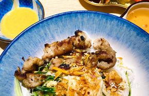 Vietnamese Grilled Pork Neck with Lime Dressing