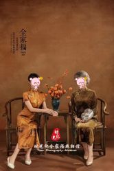 -时光纪亲子全家福照相馆(静安店母女写真父母纪念照)