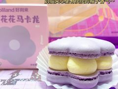 半熟花花马卡龙柚子樱花味-好利来(欧尚广场店)