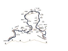 导游图-楠溪江石桅岩