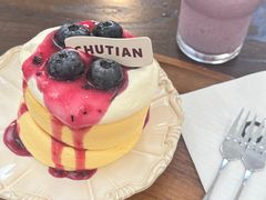 蓝莓舒芙蕾-初甜·舒芙蕾·韩式雪花冰(流塘店)