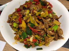 酸豆角鸡胗-建辉湖南土菜馆(南大街店)