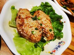 蒜香鸡翅中-胖记烤肉(湖大店)