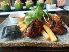 香辣鸡翅鸡腿配薯条-良木缘咖啡西餐(新城市广场店)