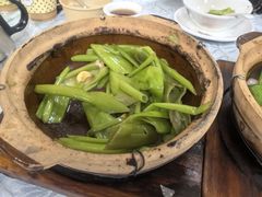 虾酱啫啫通菜梗-天宝食坊·啫啫煲大排档(西华路店)