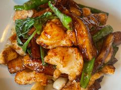 九层塔龙虾炒茄子-杭州西子湖四季酒店·金沙厅