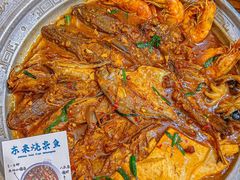 -东来菜馆•手抓海鲜家常菜•海鲜锅贴(鸽子窝店)
