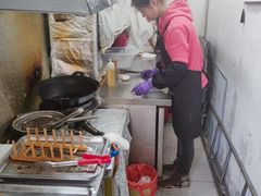 -小红车炸蛋葱油饼