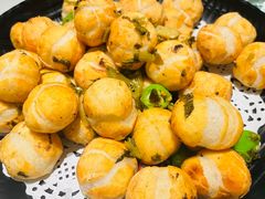 雪菜炒汤圆-刘胖子家常菜·蹄花焖藕(中央花园店)