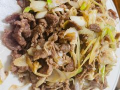 葱爆羊肉-清真永恒华威肉饼(潘家园店)