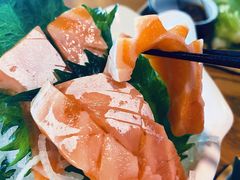 三文鱼刺身-赤坂亭·M9和牛烧肉·铁板烧(合肥万象城店)