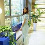 魔都旗袍探店-绿瓦体育书店