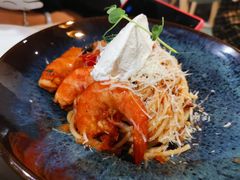 鲜茄茸大虾配马斯卡朋意大利面-BE BRIGHT KITCHEN(正佳广场店)