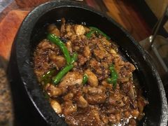 石锅沸腾牛蛙饭-绿茶餐厅(华联万柳店)