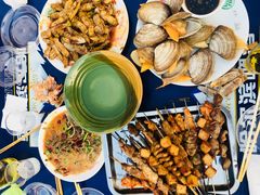 烤羊肉串-天津乾毓德饭庄·清真传统炒菜·海鲜烧烤(咸阳路店)