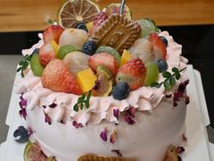 小清新芒果生日水果蛋糕-秘境鹿屿CAKE动物奶油·生日蛋糕(新壹街店)