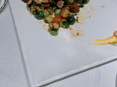 杏香鳕鱼炒牛肉粒-天瑞轩·粤菜餐厅