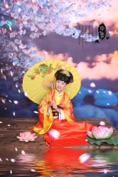 -后宫·古装汉服京剧儿童亲子全家福摄影