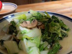 口蘑油渣小白菜-破三川·新川菜(静安大融城店)